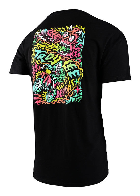 Troy Lee Designs Tallboy Demon Short Sleeve Tee - Black