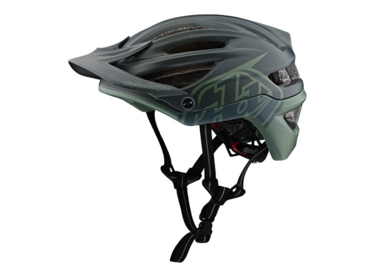 Troy Lee Designs A2 MIPS MTB Helmet - Decoy - Black-Flat Green - 2019 Black - Flat Green Small