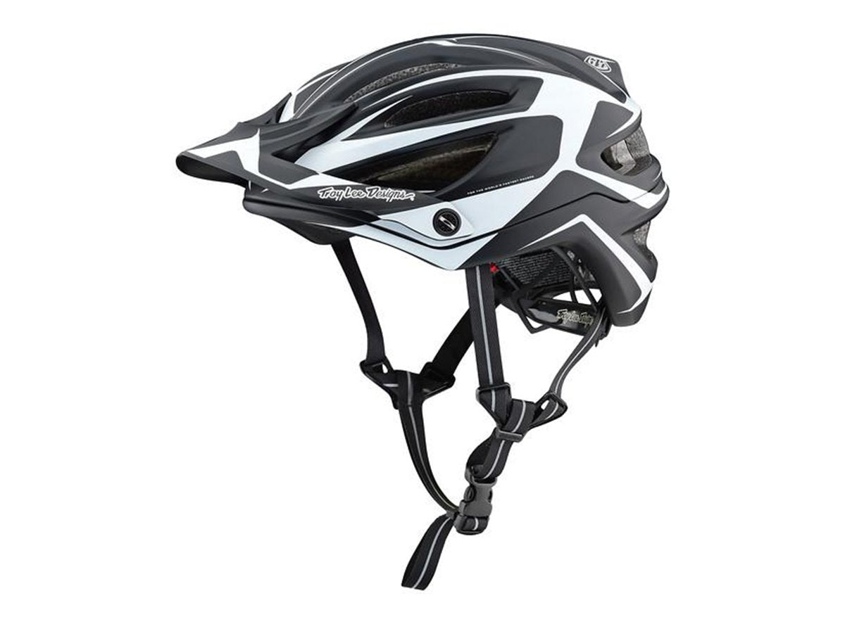 Troy Lee Designs A2 MIPS MTB Helmet - Dropout - Black-White - 2019 Black - White Small