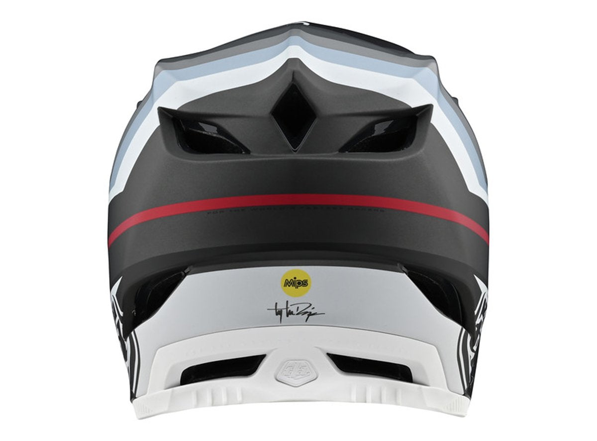 Troy Lee Designs D4 Composite Full Face Helmet - Mirage - Black-Silver - 2020