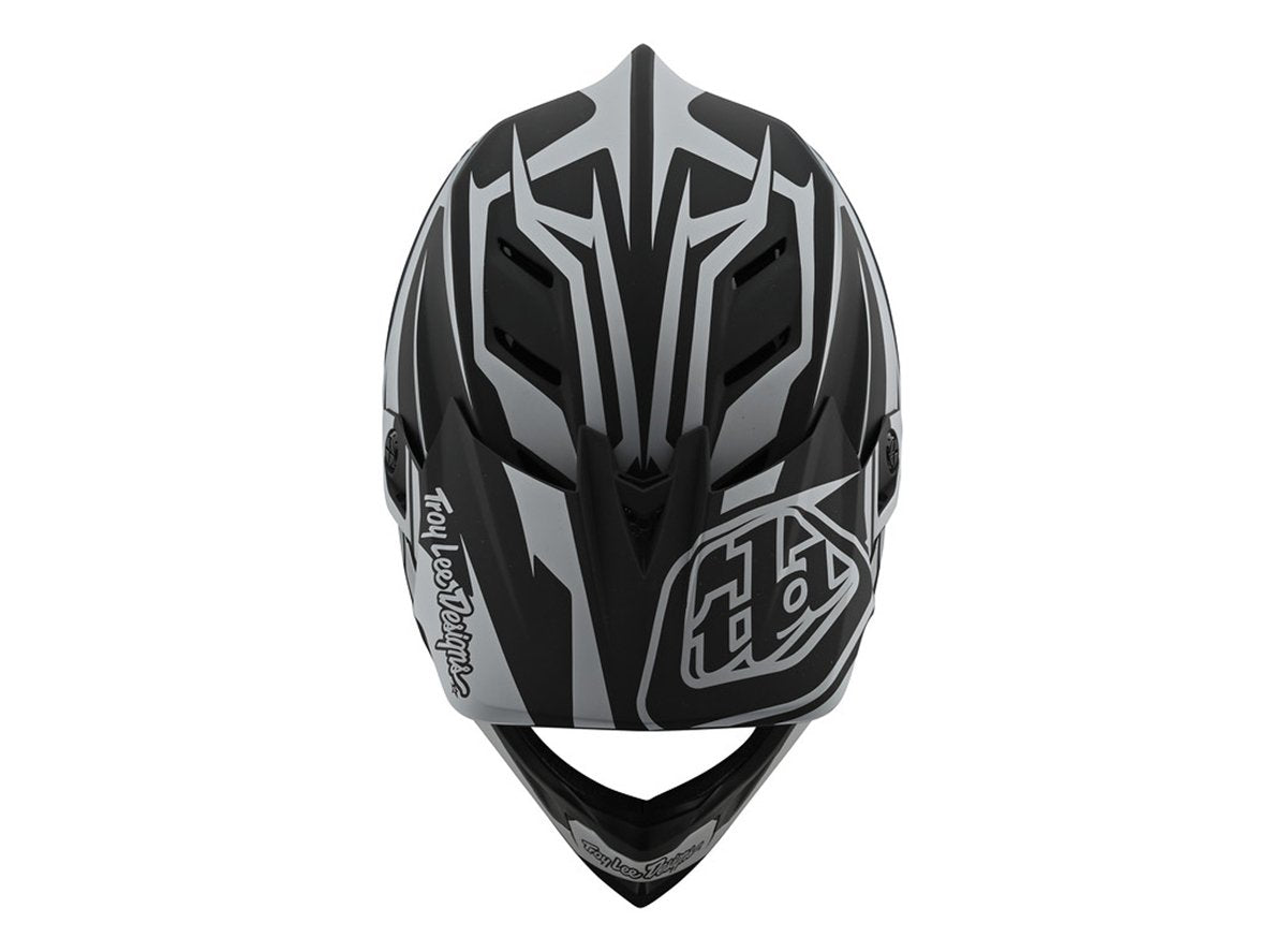 Troy Lee Designs D4 Composite Full Face Helmet - Slash - Black-Silver - 2020