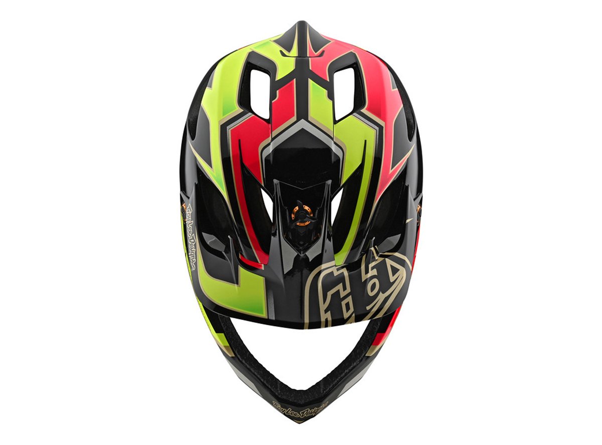 Troy Lee Designs Stage Full Face Helmet - Ropo - Pink-Yellow - 2020