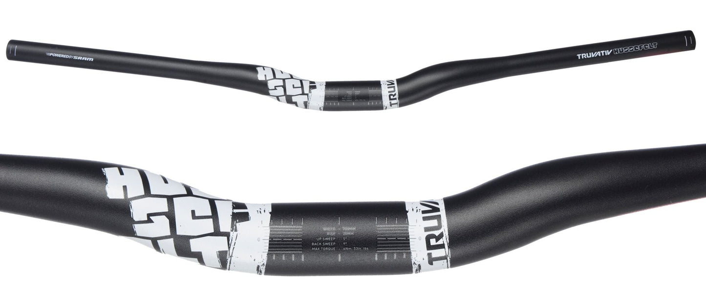 Truvativ Hussefelt Riser Handlebar - Blast Black Blast Black 31.8mm - 700mm 20mm