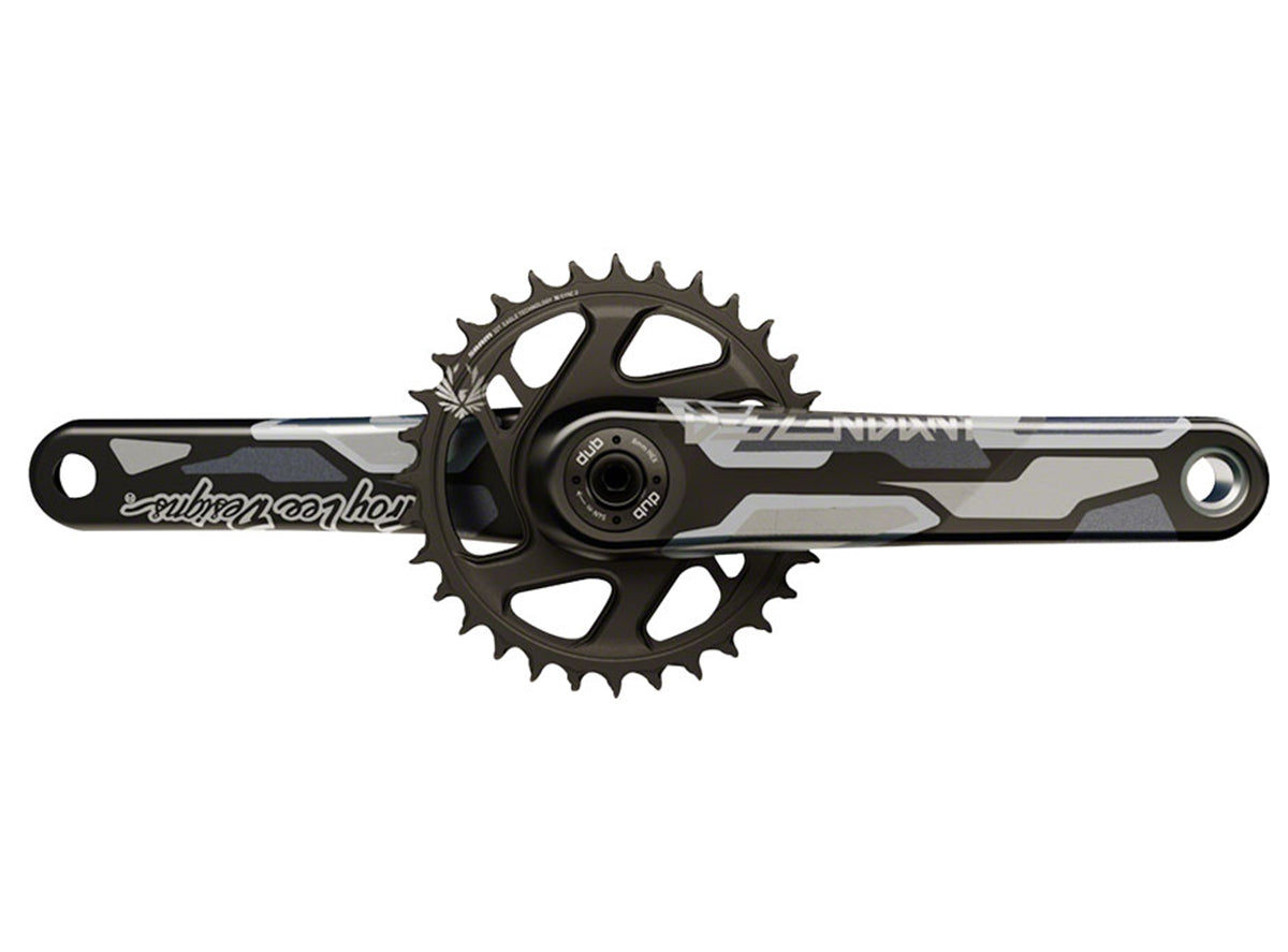 Truvativ Descendant Troy Lee Designs CoLab Carbon 12 Speed MTB Crankset - Black Black Direct Mount - 170mm - 32t