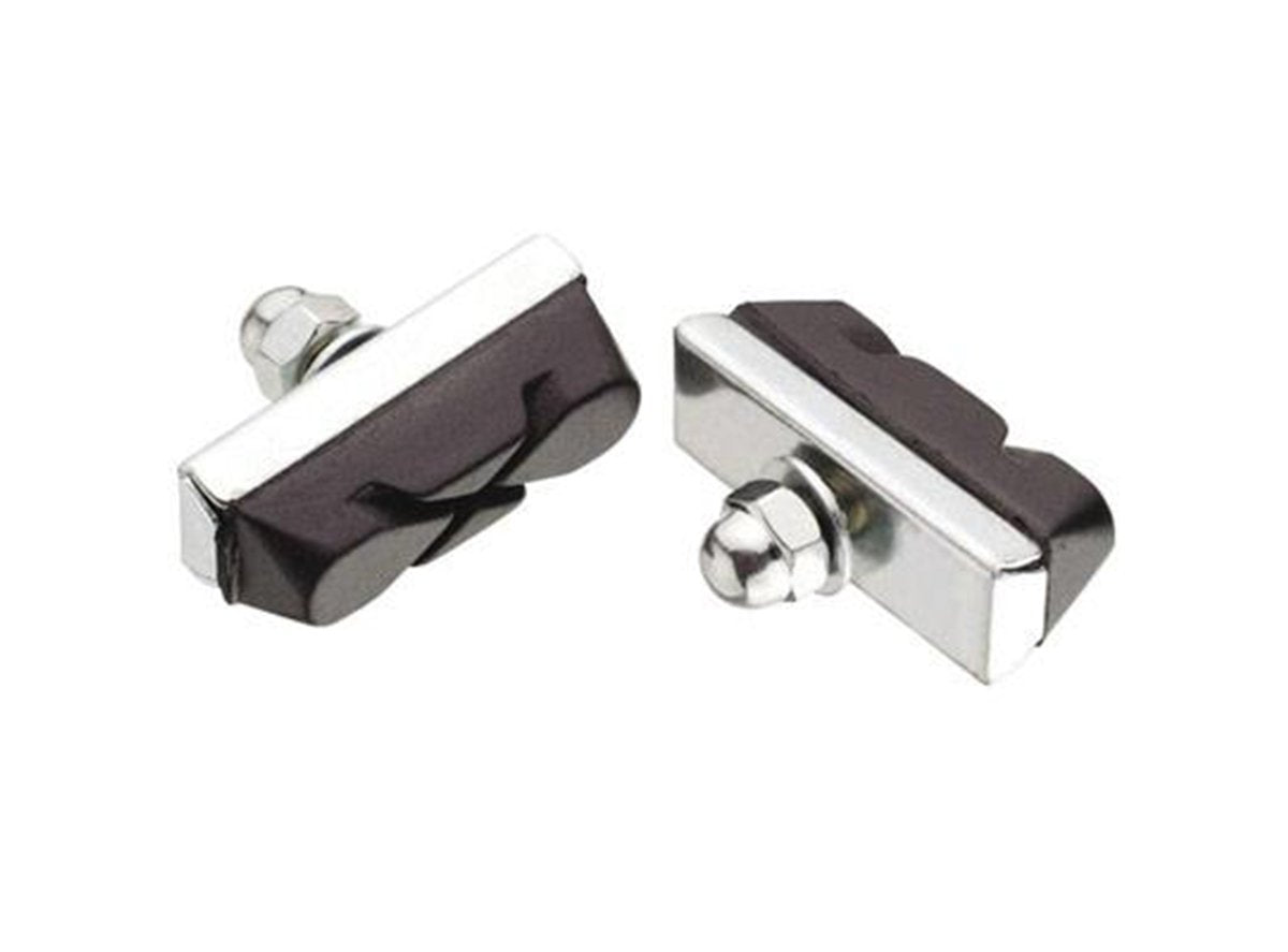 Ultracycle X-Cut Road Rim Brake Pads - Black-Silver Black - Silver Pair