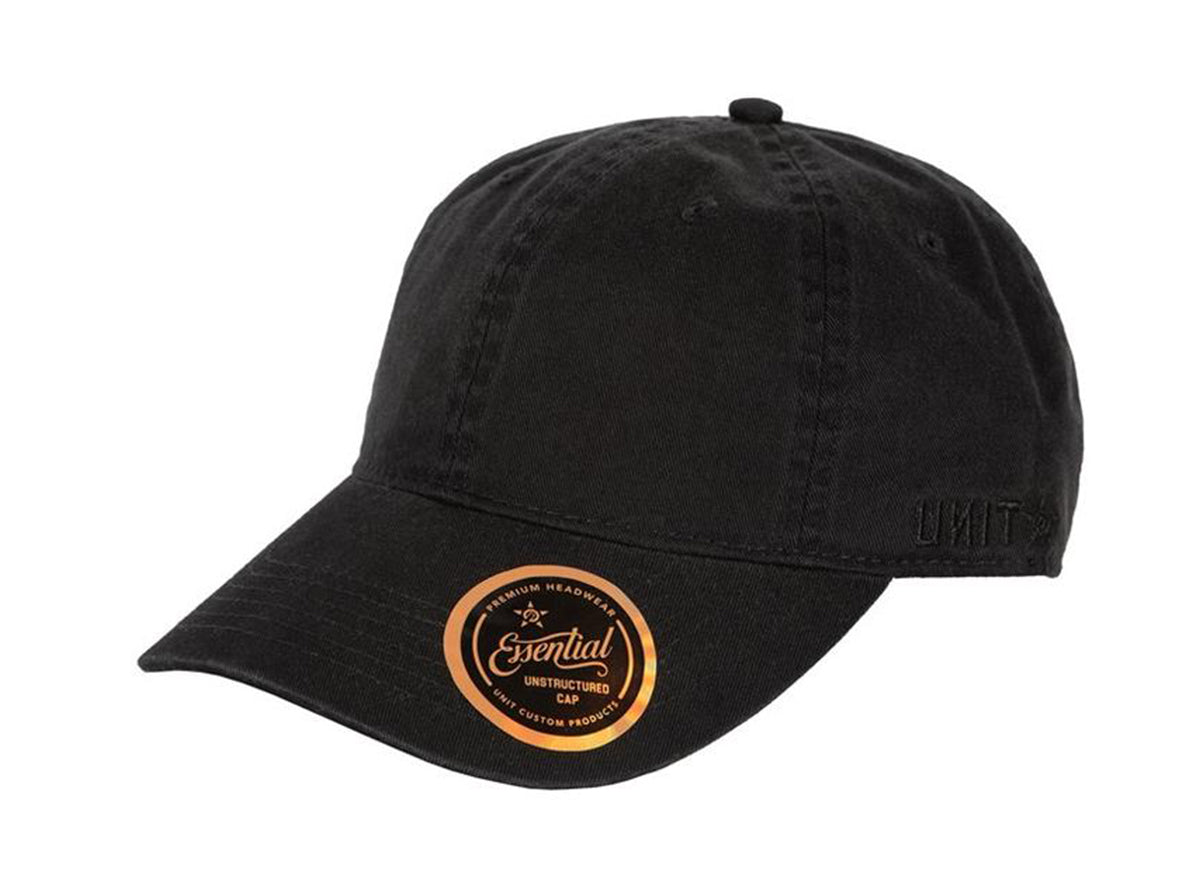 Unit Essential Cap - Black Black One Size
