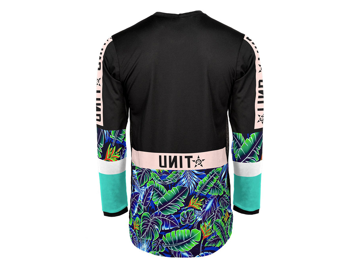 Unit Laze Long Sleeve MX Jersey - Slim Fit - Palm