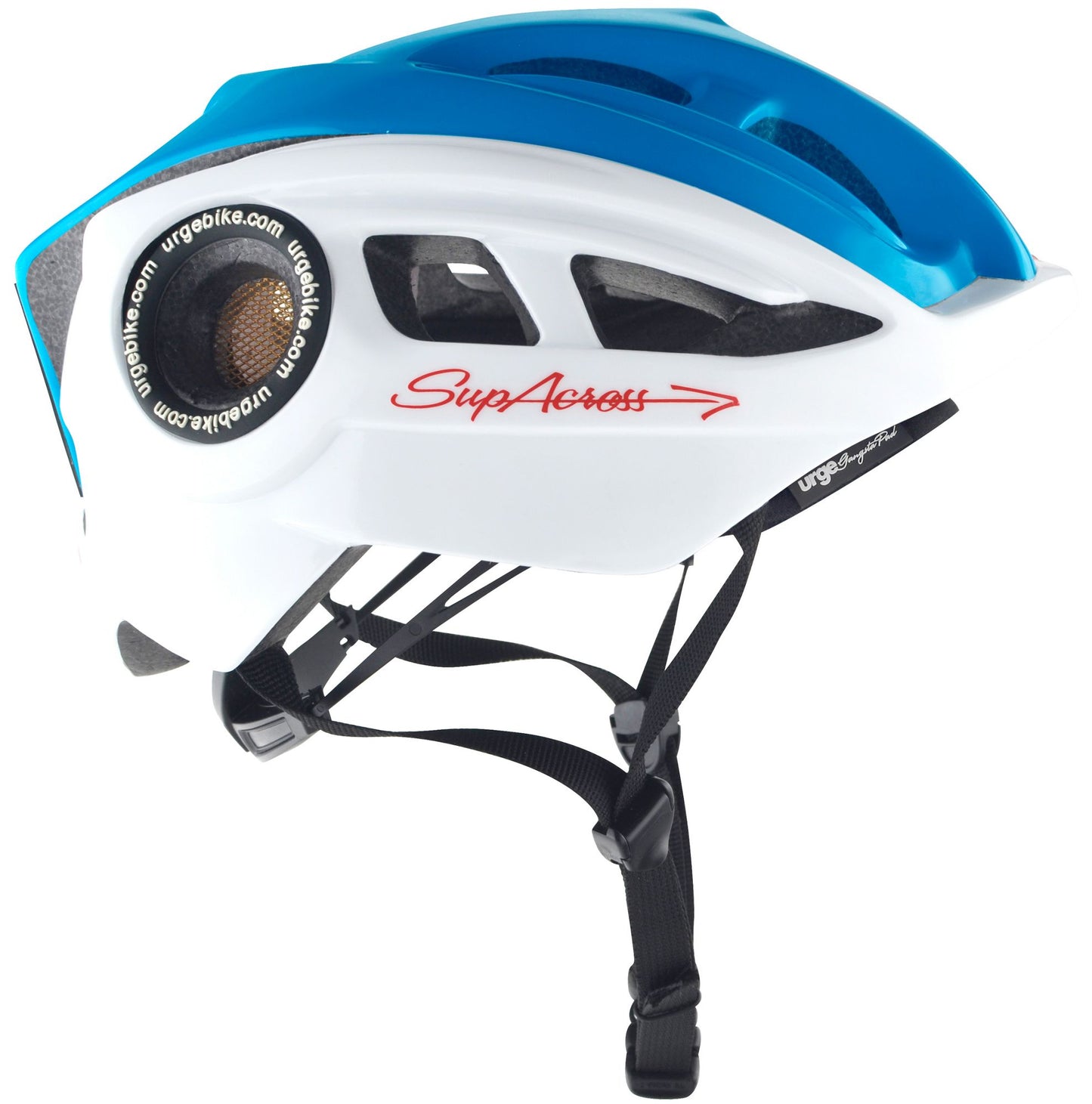 Urge Supacross XC Helmet - White-Blue White - Blue Large/X-Large
