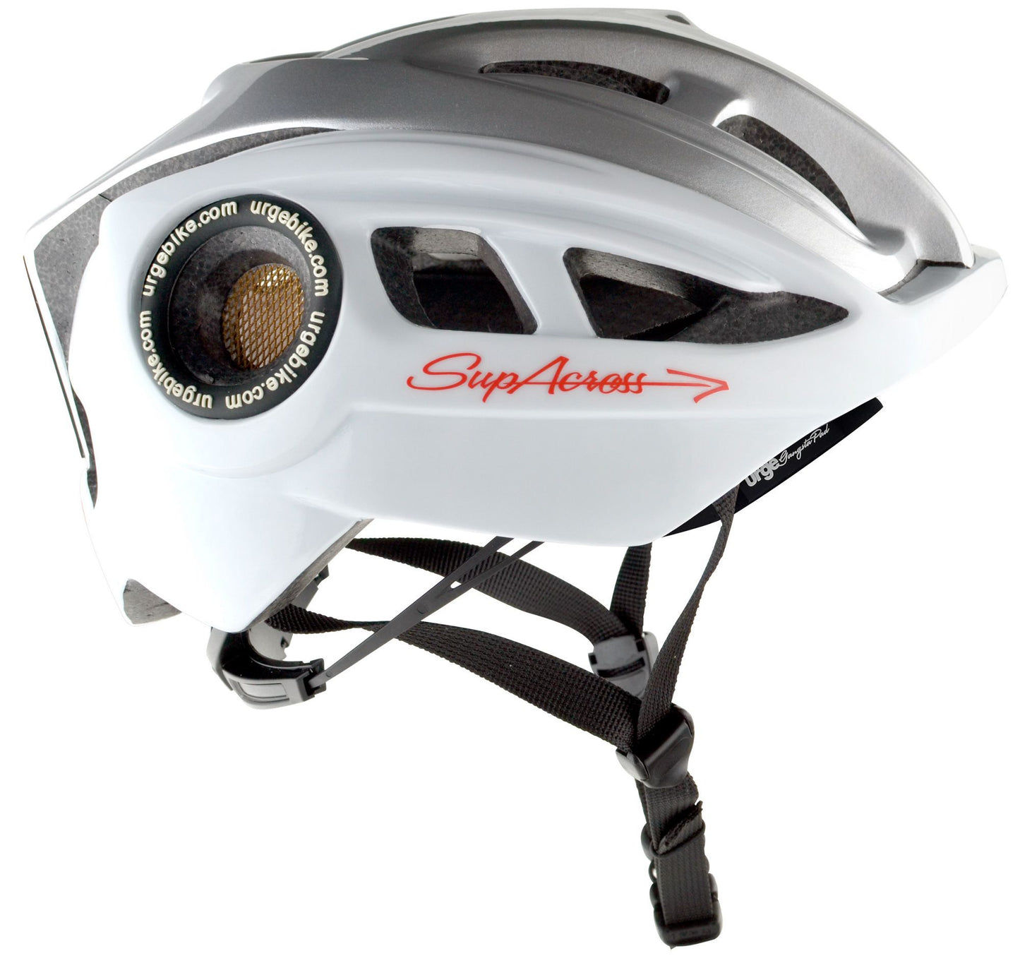 Urge Supacross XC Helmet - White-Silver White - Silver Small/Medium