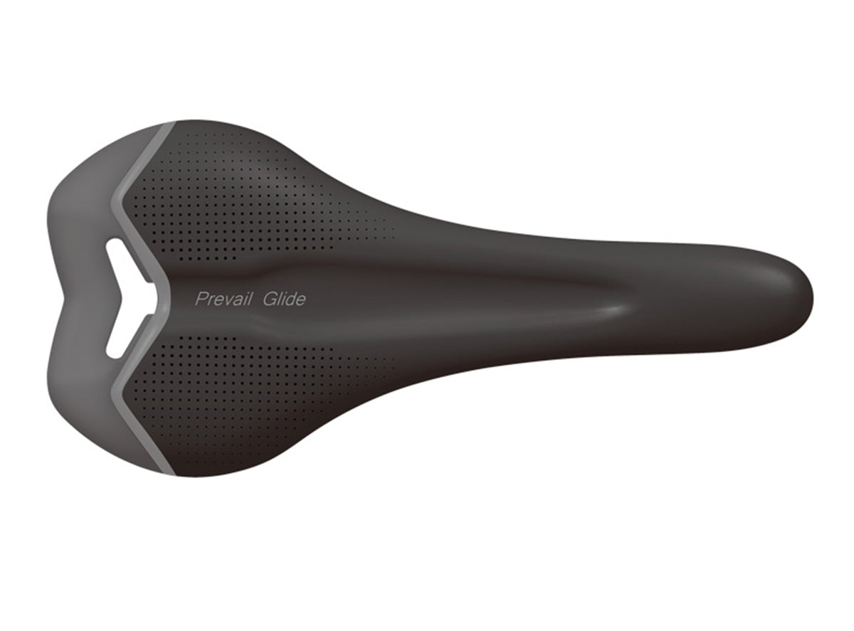 Velo Prevail Glide Saddle - 128mm - Black Black Carbon Rail