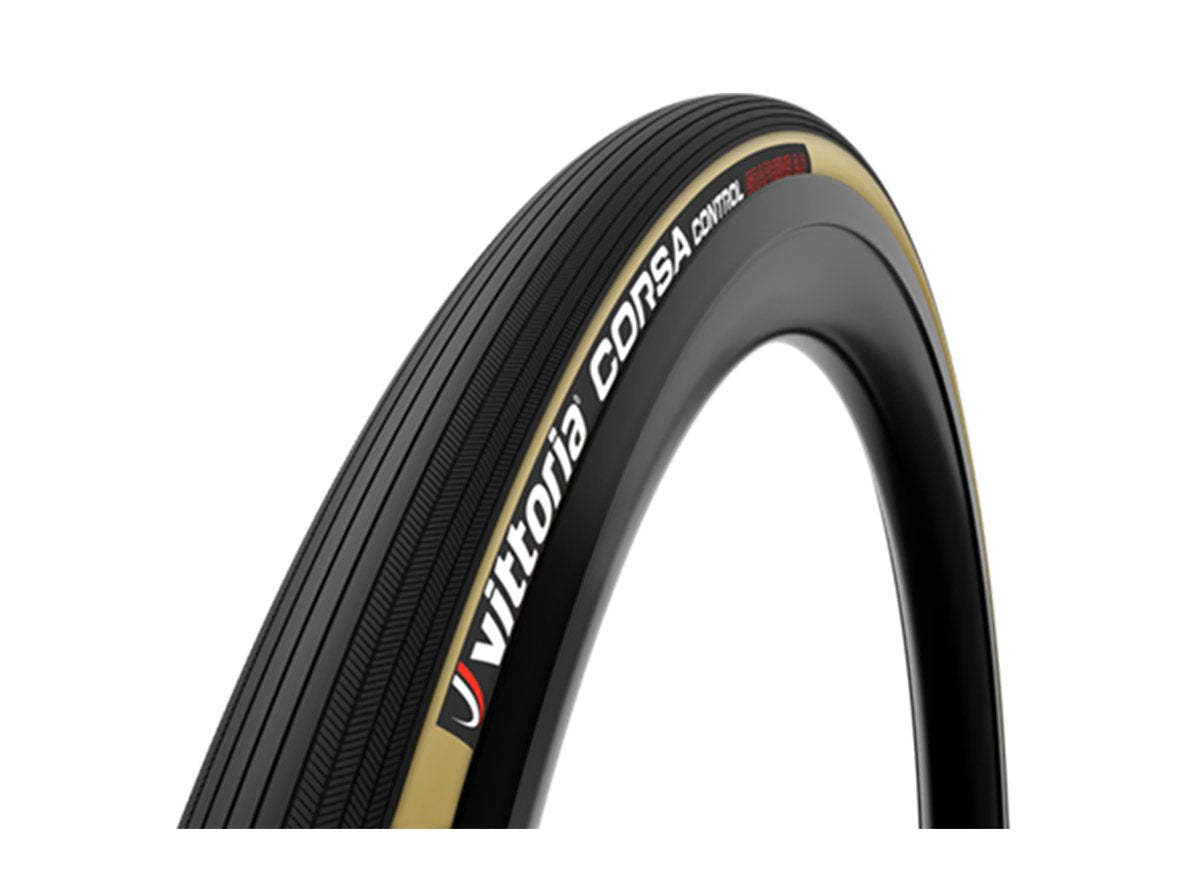 Vittoria Corsa Control G2.0 700c Folding Road Tire - Para Sidewall-Black Para Sidewall - Black 25c