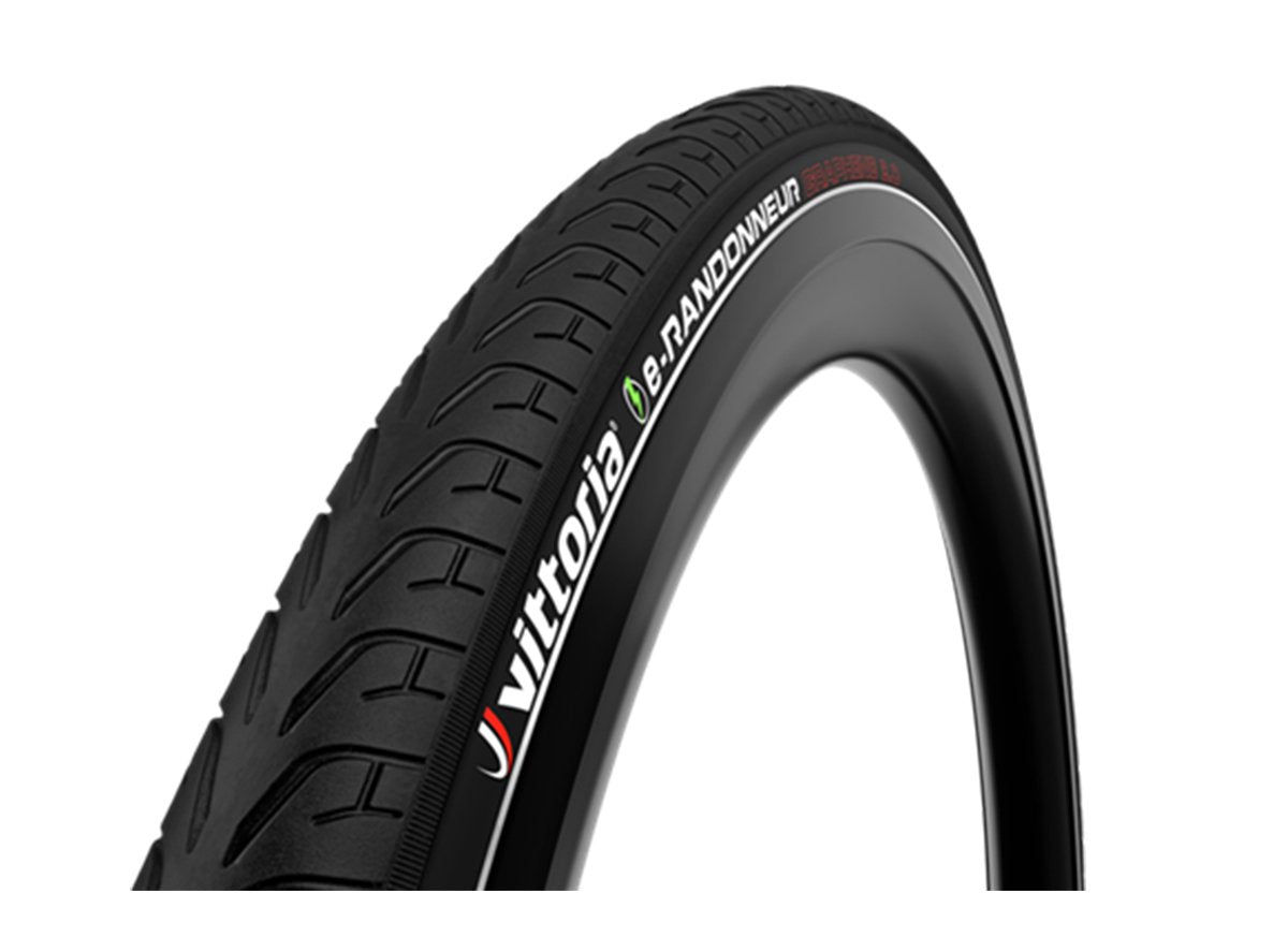 Vittoria e-Randonneur G2.0 700c Wire Road Tire - E-Bike - Black Black 35c