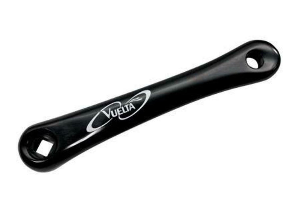 Vuelta Alloy Square Taper Crankarm - Black Black 170mm - Diamond - Left Side