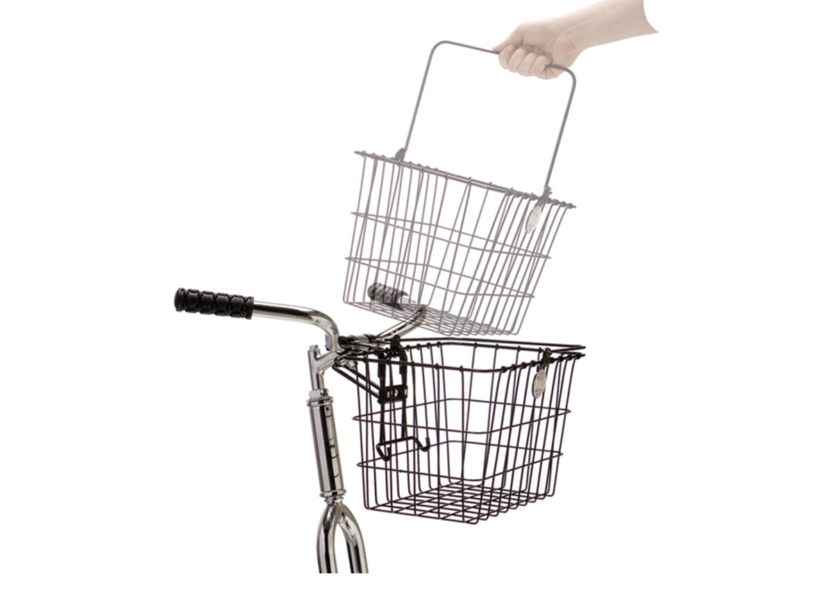Wald 3133 Quick Release Basket - White White