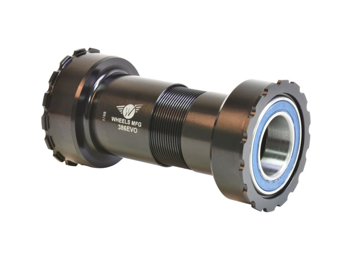 Wheels Manufacturing 386EVO Bottom Bracket - ABEC-3 - GXP Black 22/24 Stepped/GXP / ABEC-3