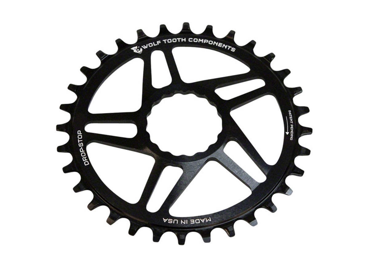 Wolf Tooth Components CINCH Direct Mount 12 Spd Chainring - Black Black 30t