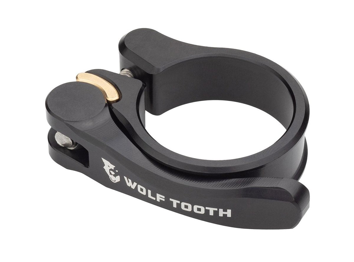 Wolf Tooth Components Quick Release Seatpost Clamp - Black Black 28.6mm