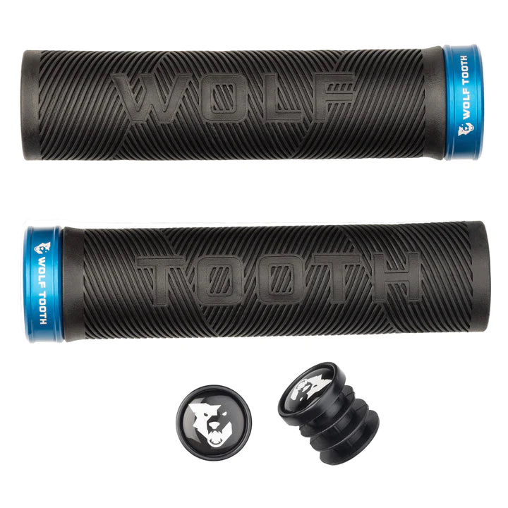 Blue grips mtb sale
