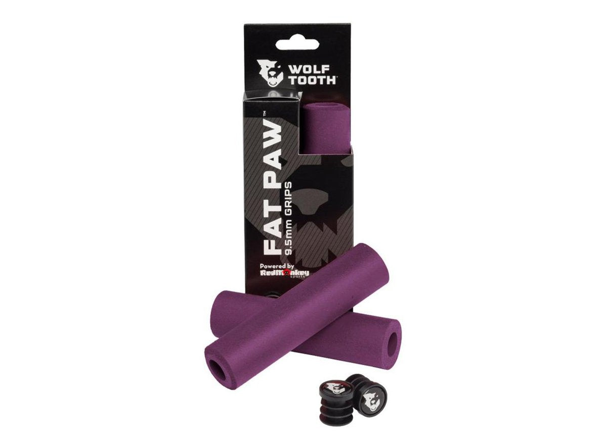 Wolf Tooth Components Fat Paw Grips - Purple Purple