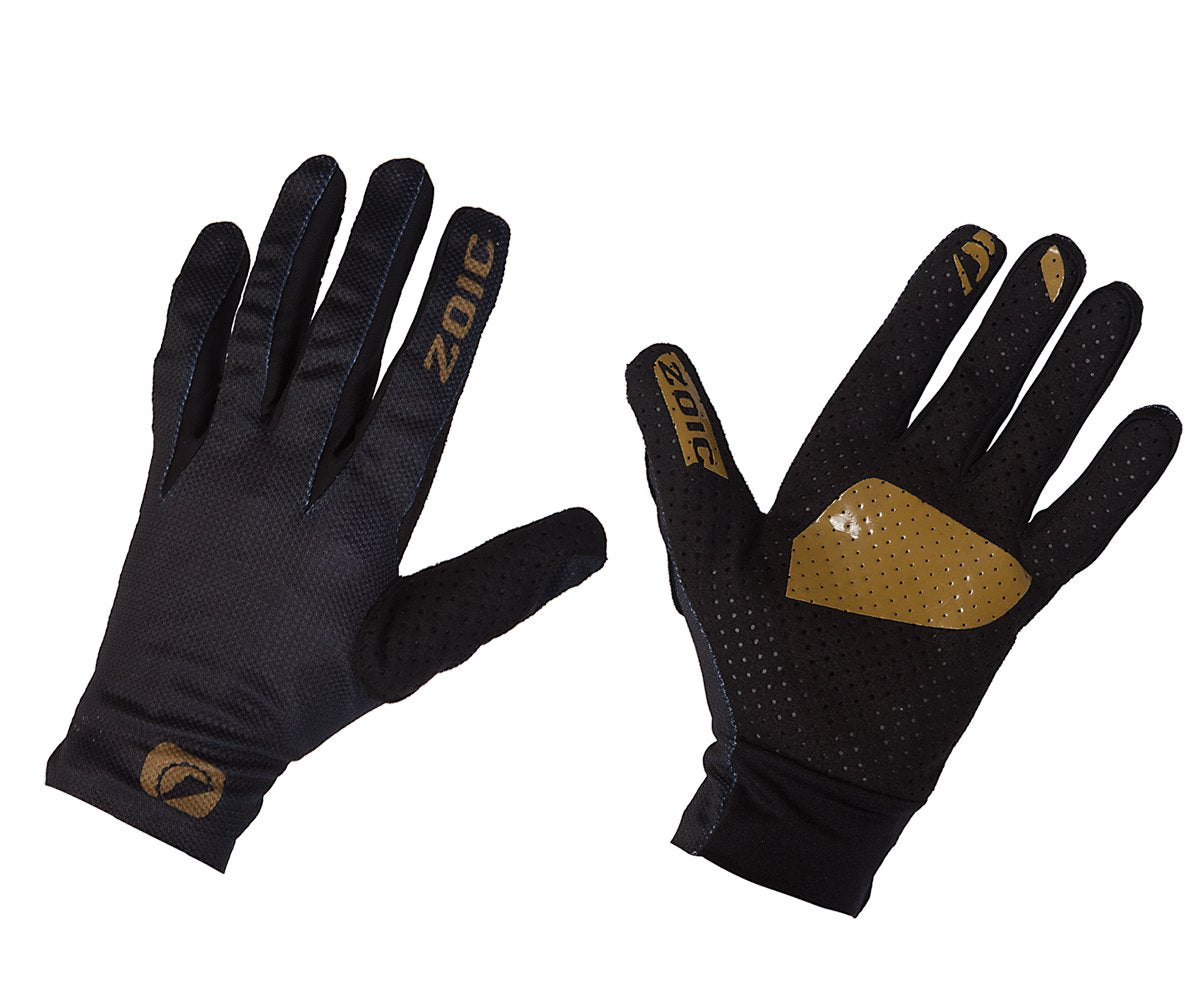 Zoic Ether MTB Glove - Black-Golden Black - Golden Large