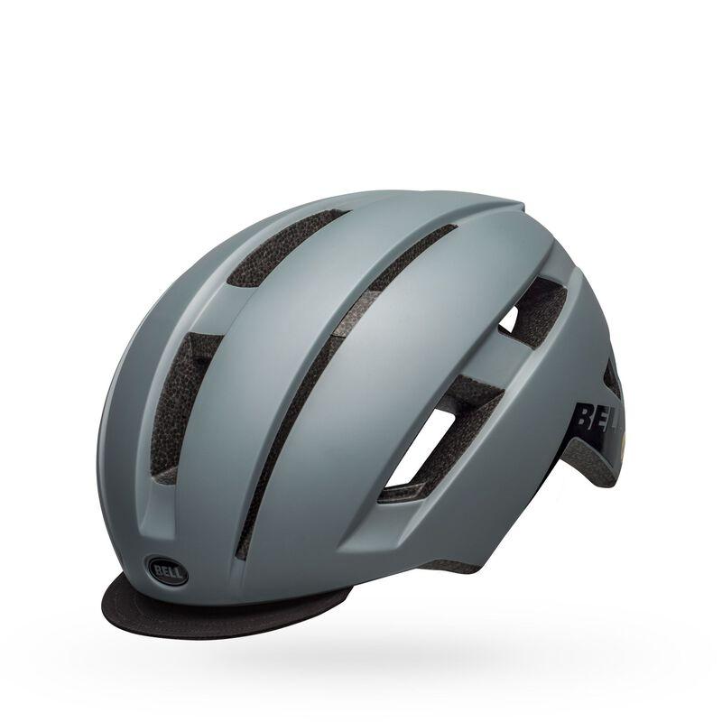 bell women bike helmet Bell Daily LED MIPS Bike Helmet Matte Gray/Black / UW