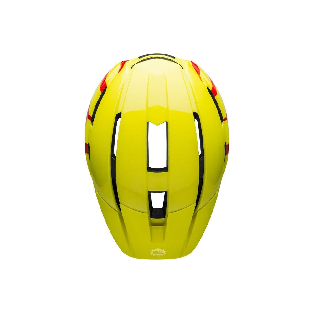 Bell Sidetrack II MTB Helmet - Youth - Hi Viz-Red