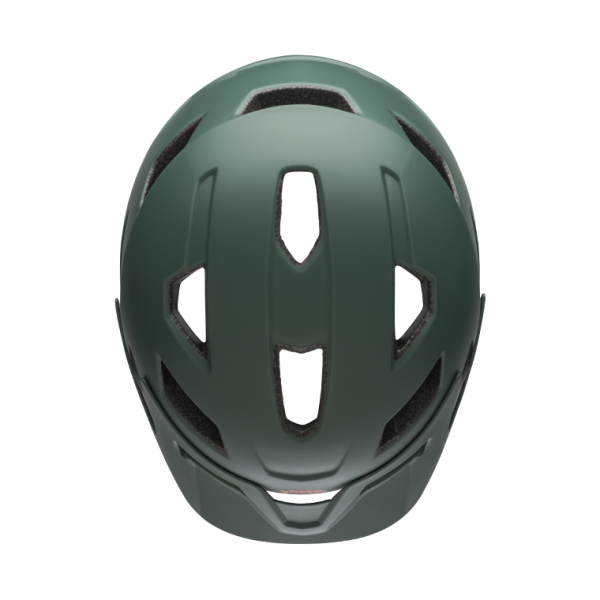 Bell Sidetrack Youth Helmet - Matt Dark Green-KTM Orange - 2020