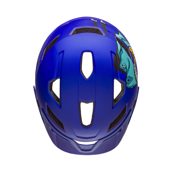 Bell Sidetrack Youth Helmet - T Rex-Matt Blue - 2019