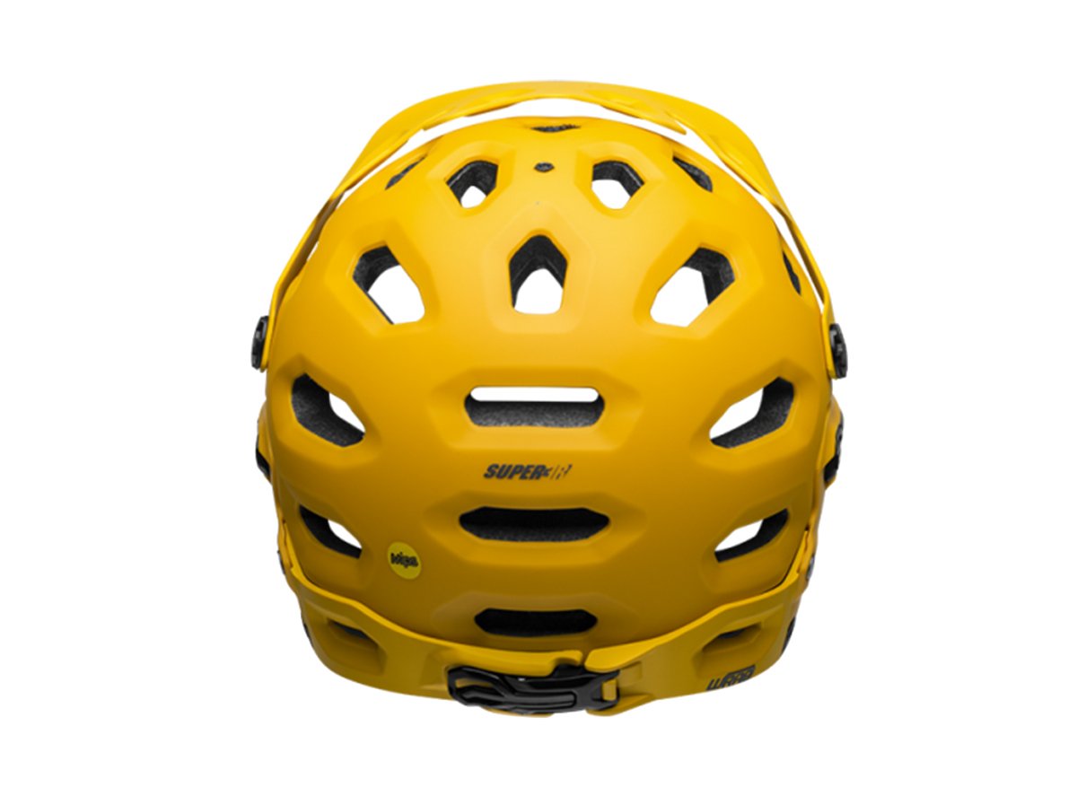 Bell Super 3R MIPS Full Face Helmet - Matt Yellow-Coal - 2019