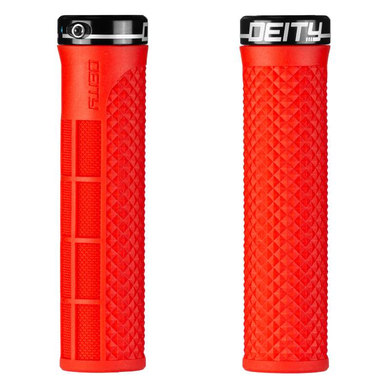Deity Components LockJaw Grips Red – Cambria Bike