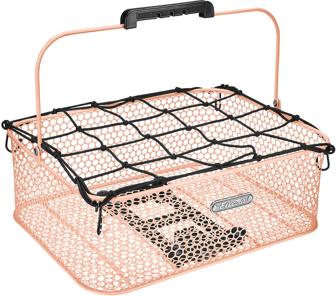 Electra Honeycomb Low Profile MIK Rear Basket - Blush Pink Blush Pink
