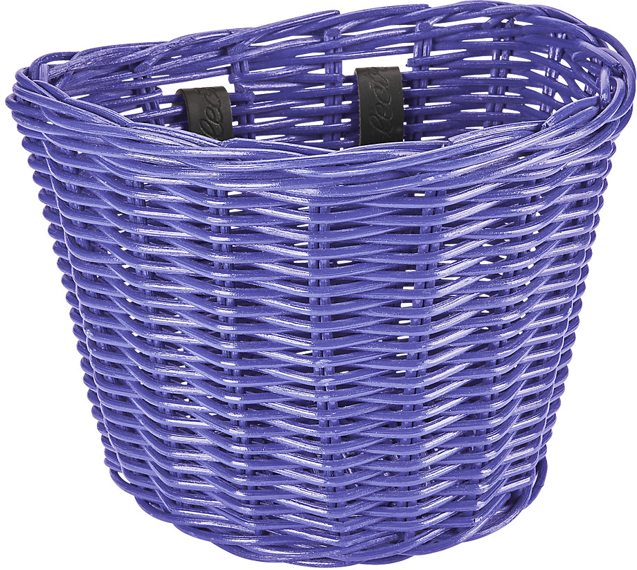 Purple basket for bike sale