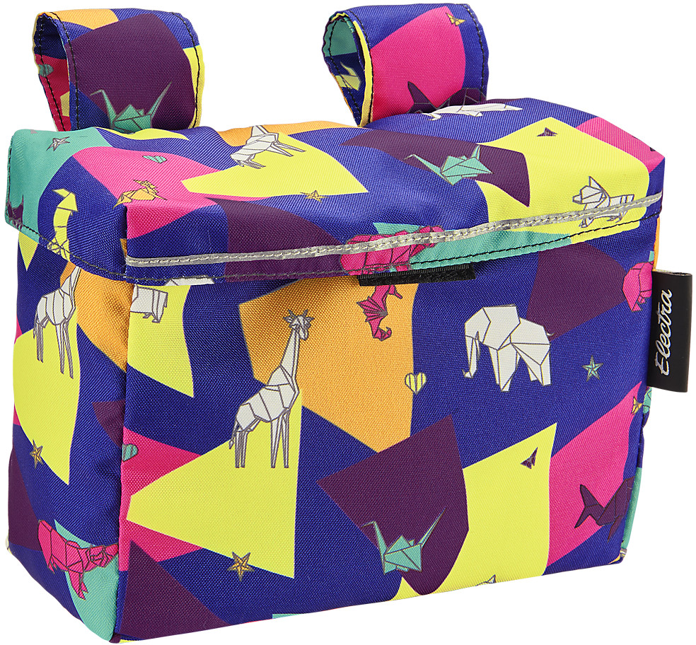 Electra Velcro Handlebar Bag With Lid - Washi Washi 1L Capacity