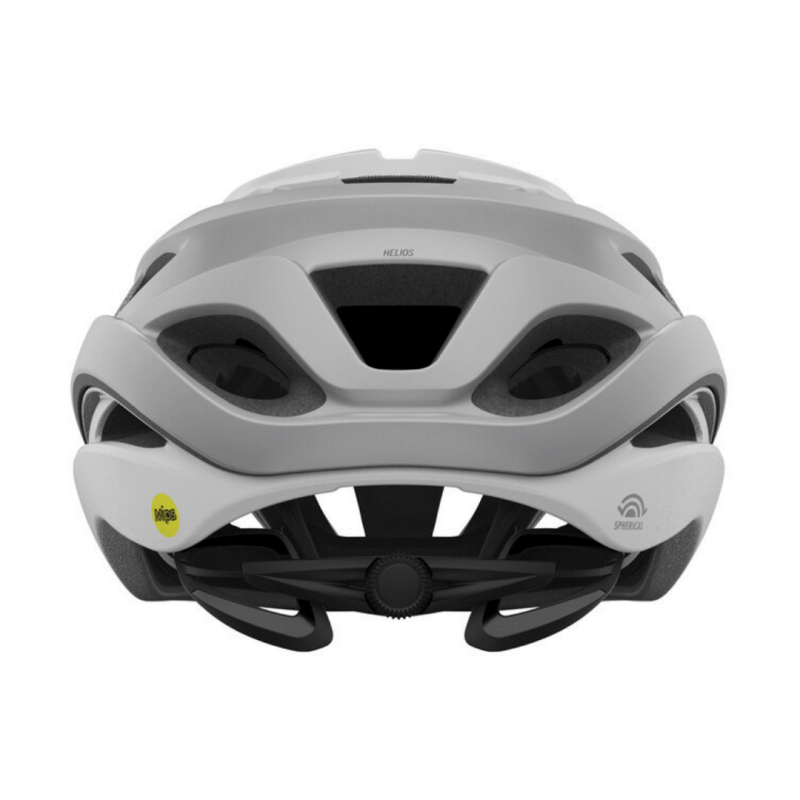 Giro Helios Spherical Road Helmet - Matt White-Silver