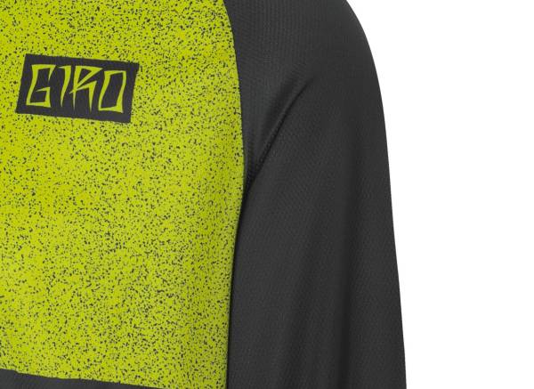 Giro Roust Long Sleeve MTB Jersey - Ano Lime Breakdown