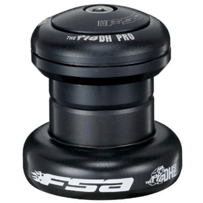 FSA Pig DH Pro Threadless Headset - 34/34 - 1.1/8" - Black Black