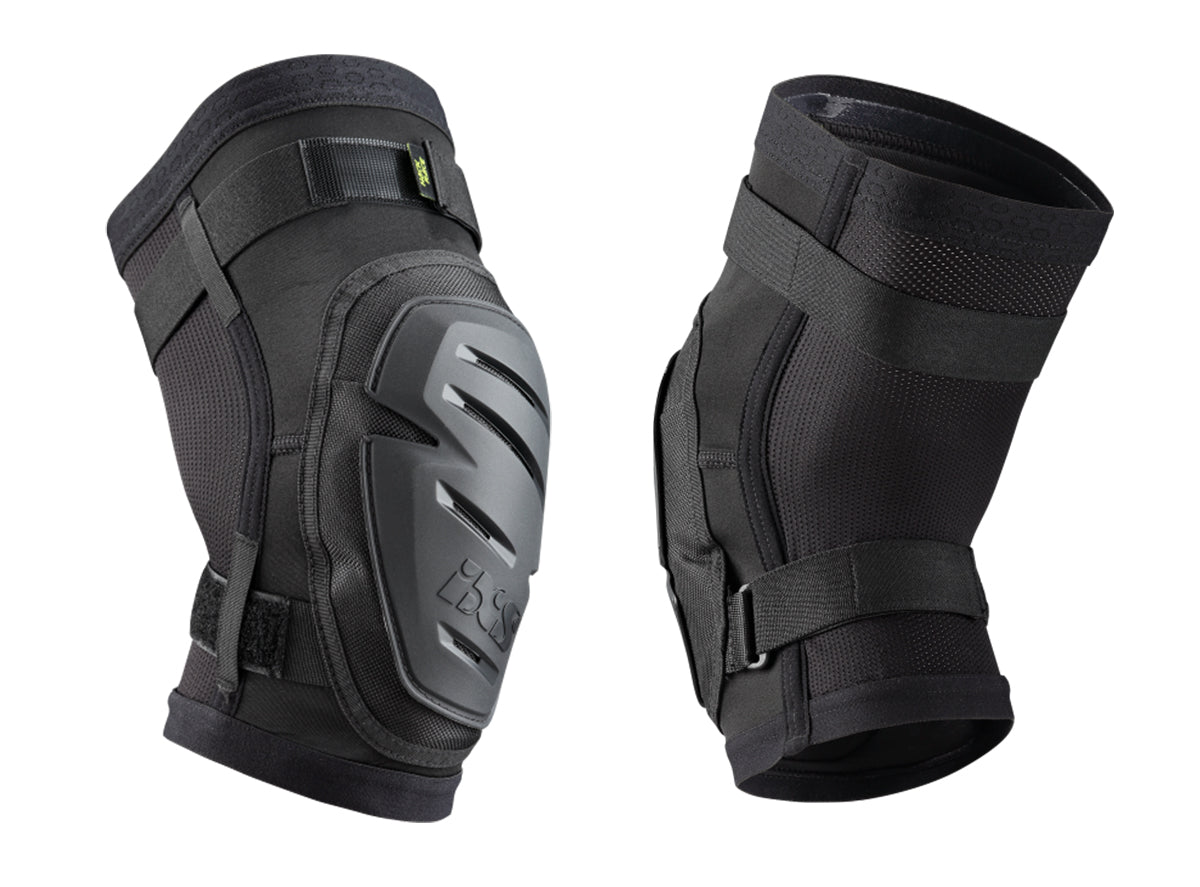 iXS Hack Race Knee Guard - Black Black Small
