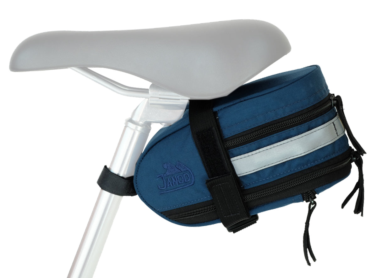 Jandd Mountaineering Mountain Wedge Expandable Saddle Bag - Navy Blue Navy Blue