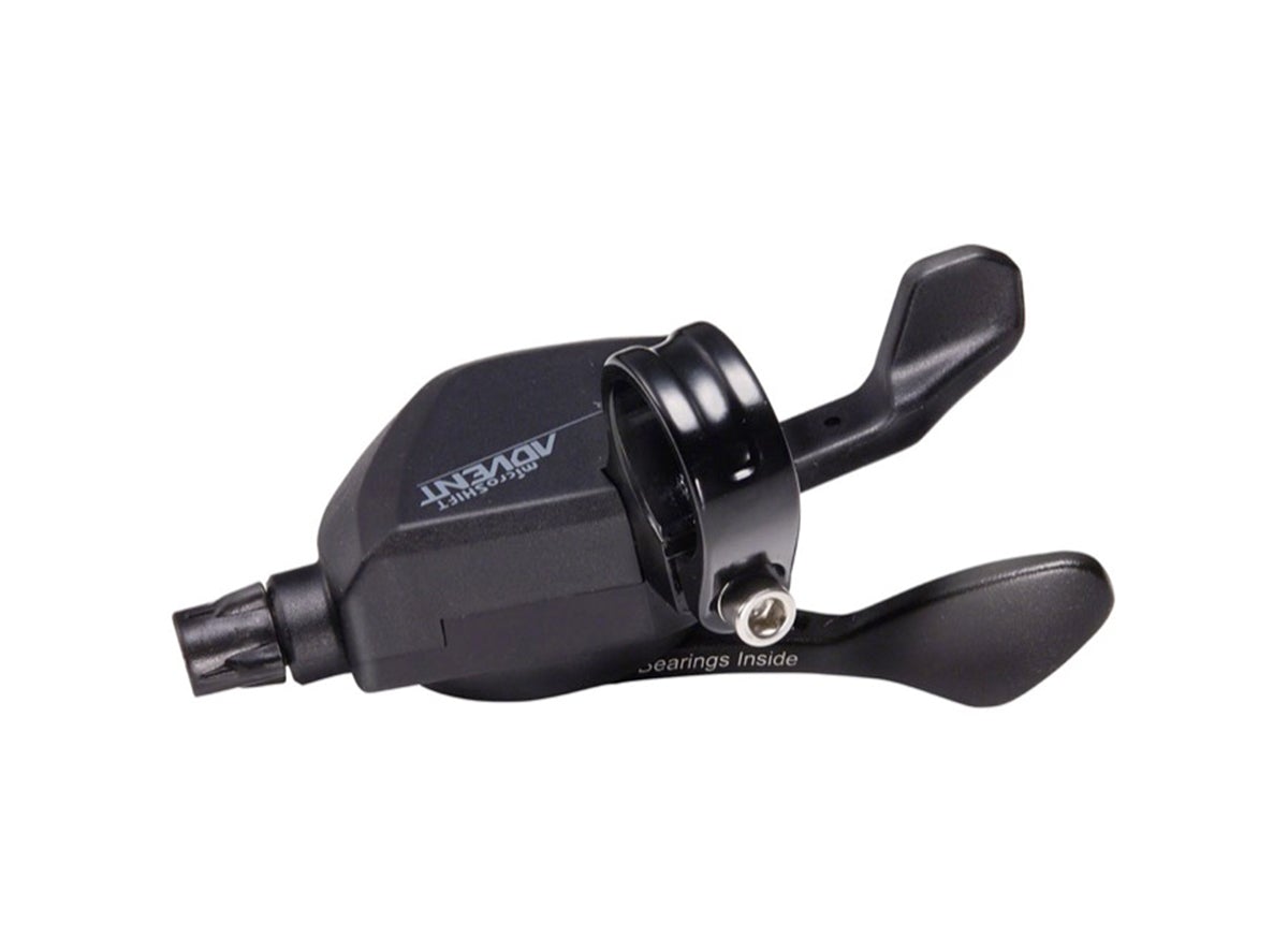 microSHIFT ADVENT 9 Spd Trigger Shifter Black Right Hand - Bearing Equipped
