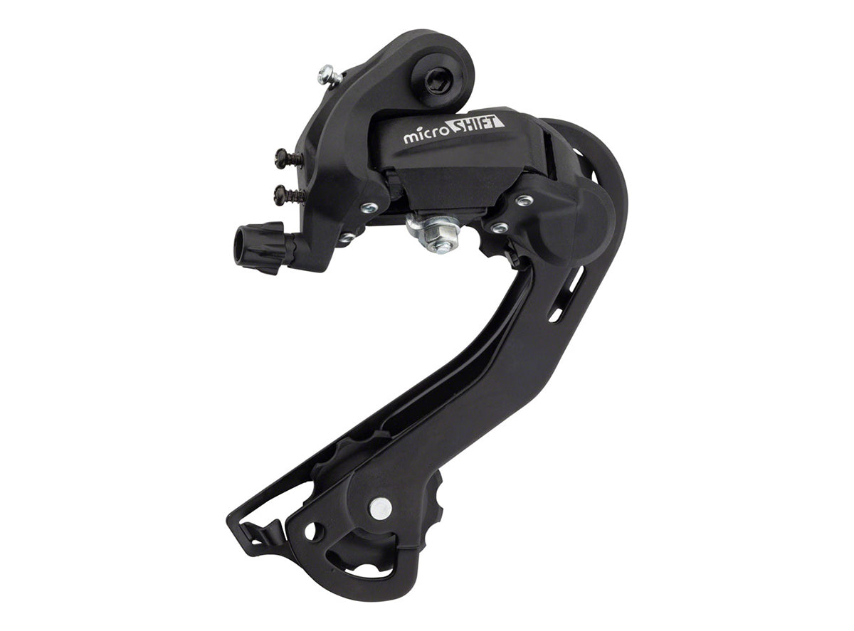 microSHIFT M21 6/7 Spd Rear Derailleur Black Long Cage