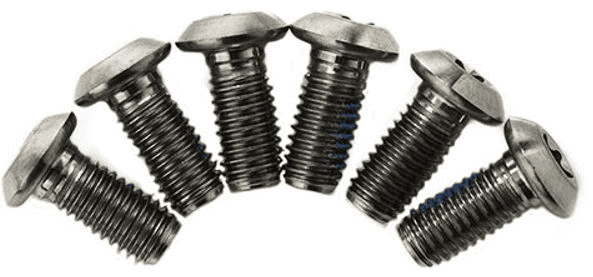 TRP T25 Titanium Torx Rotor Bolts Titanium 6 Torx Bolts