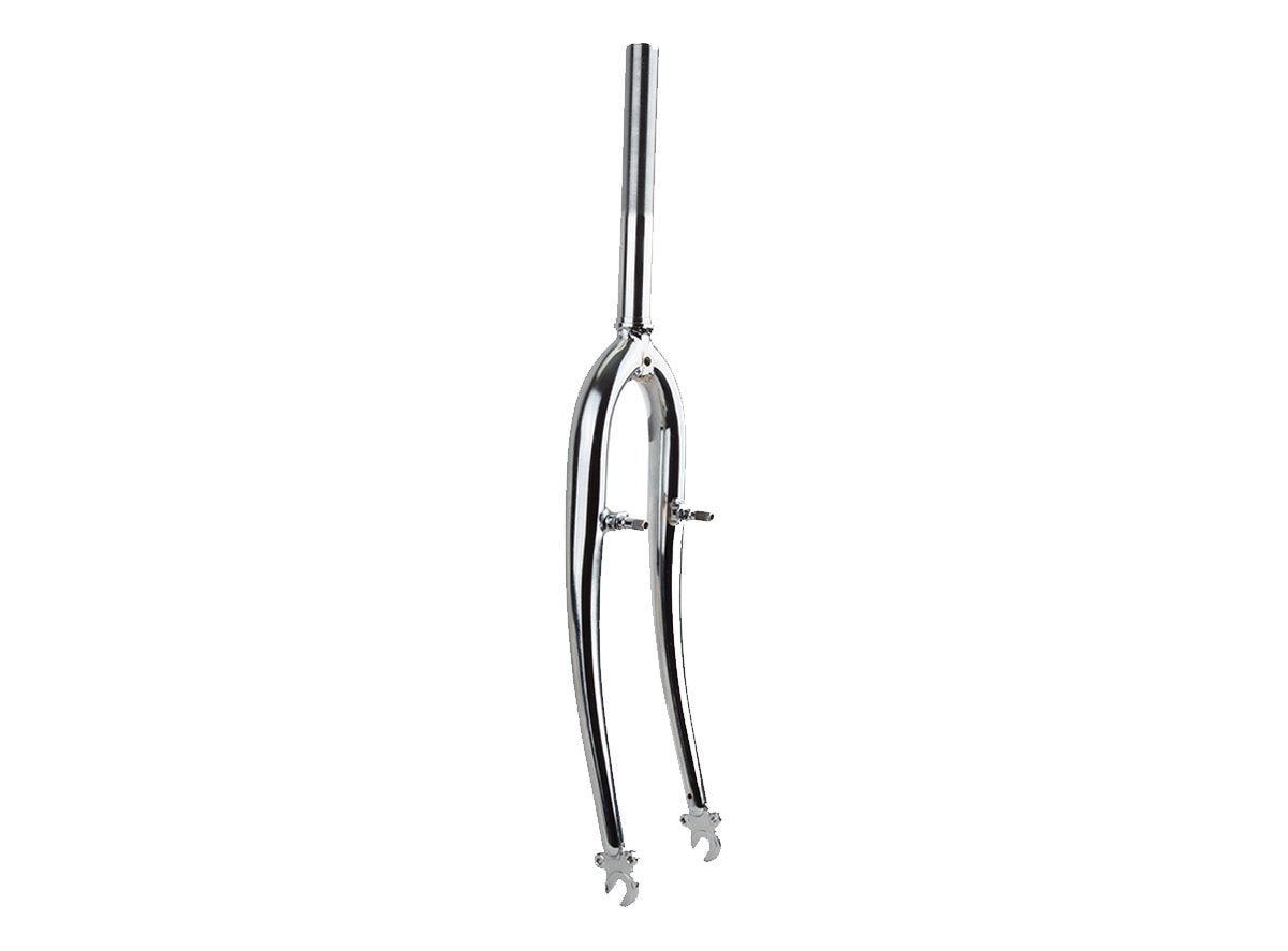 Sunlite 26" Threaded Steel MTB Fork - Chrome Chrome 26" - 1" 200mm Steerer - QR