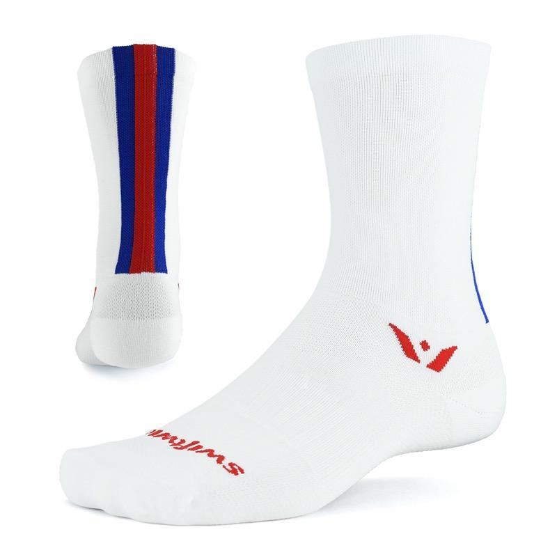 Swiftwick Vision Six Euro Sock - White - 2020 White Small