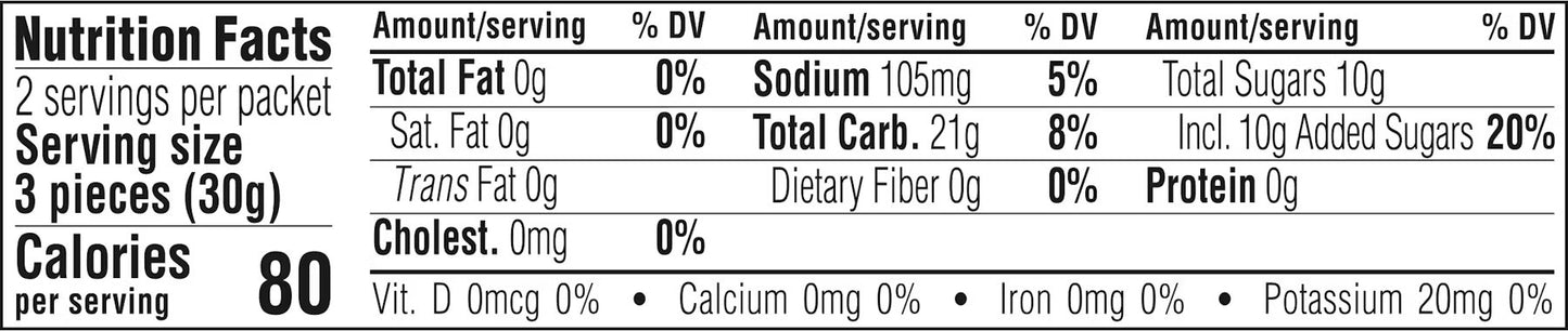 Clif Bar Bloks Sours - Green Apple