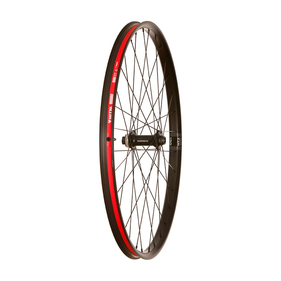 Shimano MT400-B on WTB HTZ i30 Disc 27.5" MTB Wheel - Front