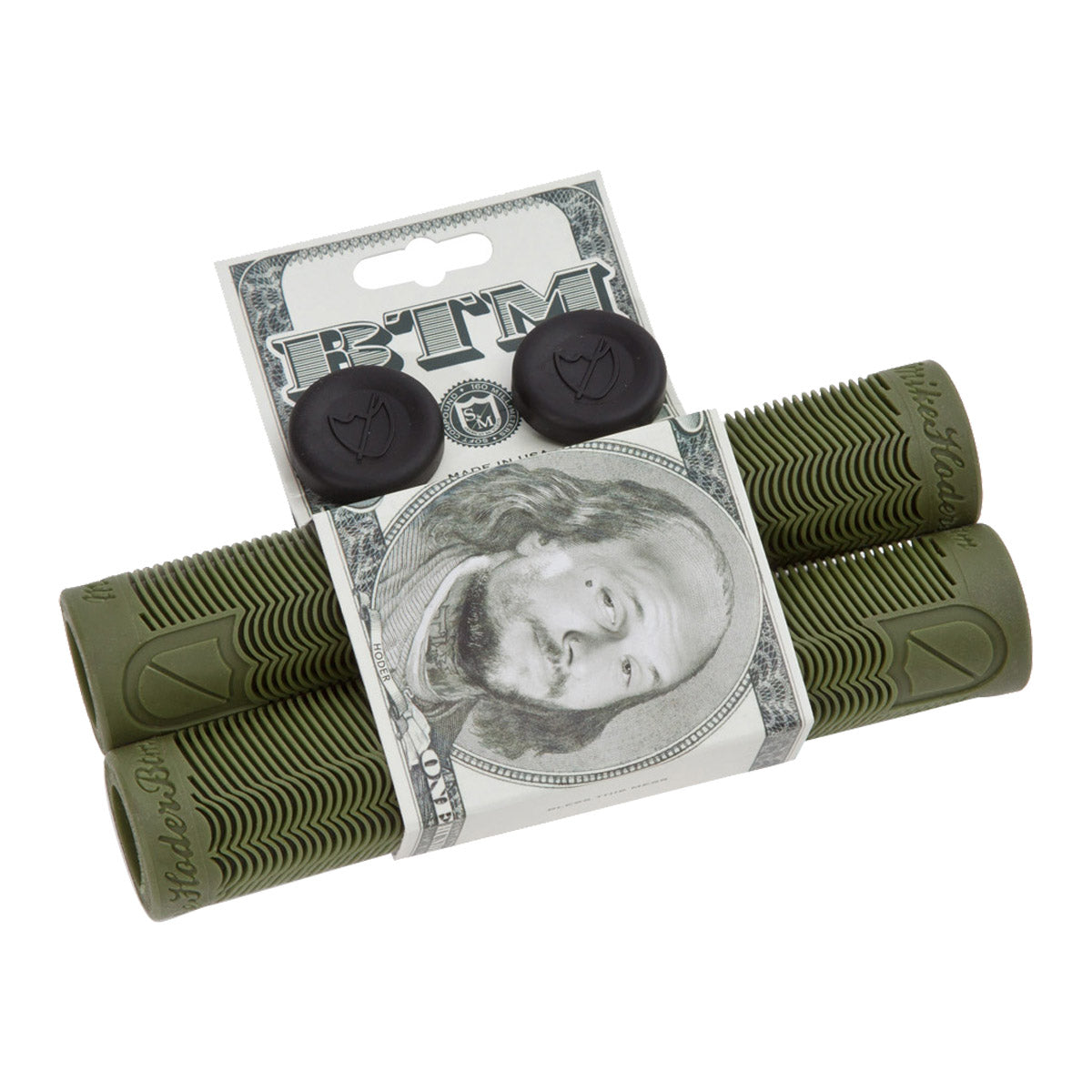 S&M Hoder BMX Grips - Army Green