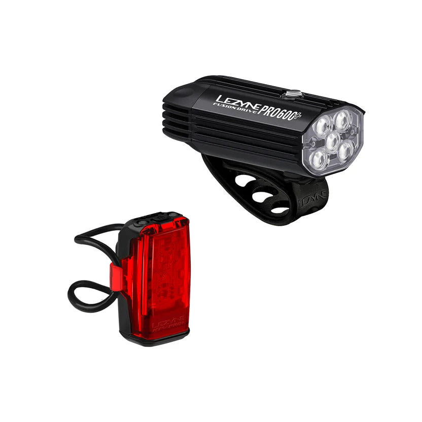 Lezyne Fusion Drive Pro 600+/KTV Drive Pro+ Light Set