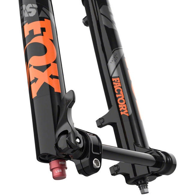 Fox Suspension 36 Float 160 Factory 29" Kabolt-X 110 - Shiny Black-Orange-Gloss Black Logo - 2023