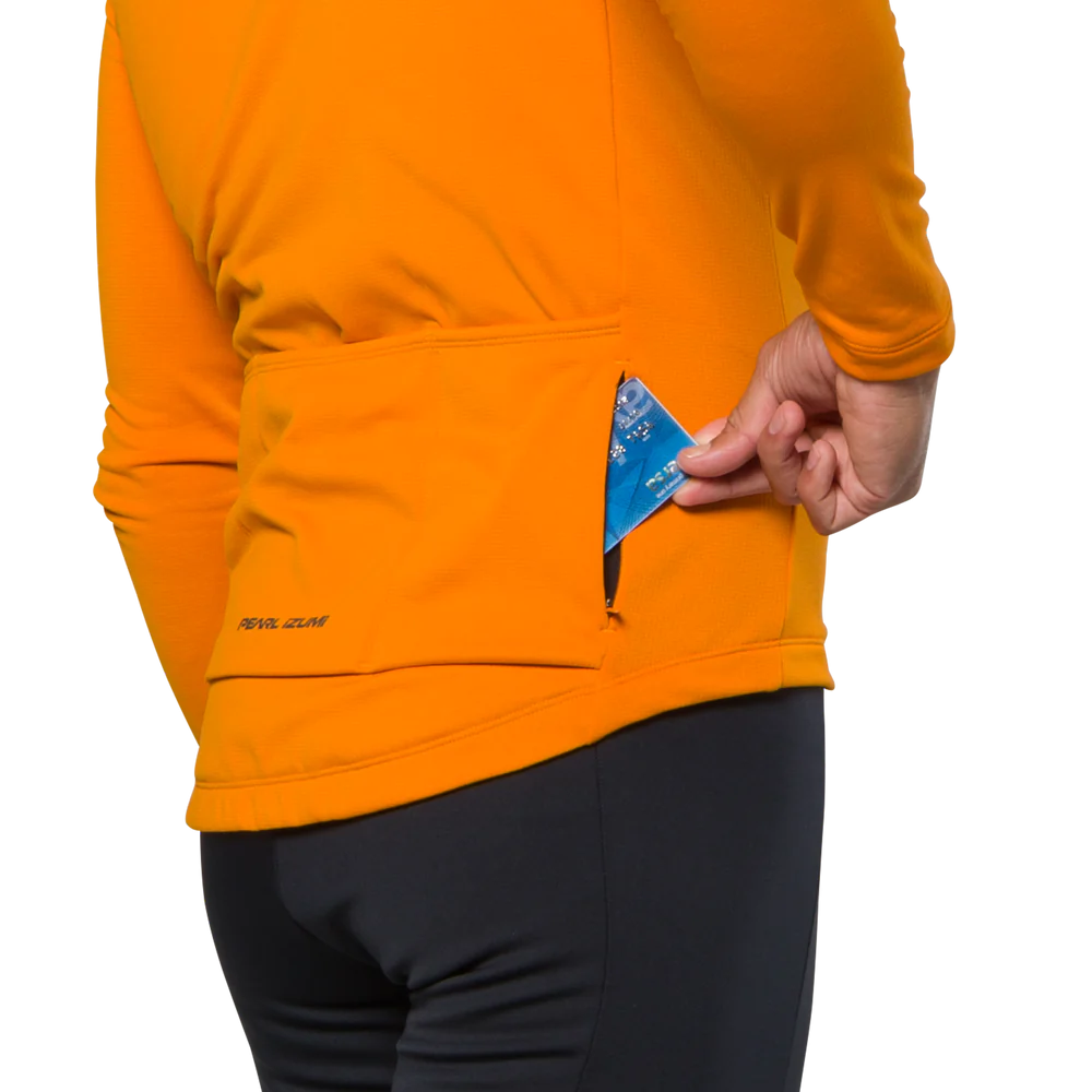 Pearl Izumi Attack Thermal Long Sleeve Road Jersey - Sunfire