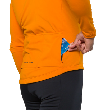 Pearl Izumi Attack Thermal Long Sleeve Road Jersey - Sunfire